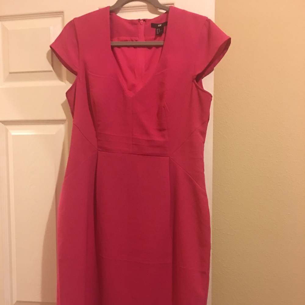 Fuchsia H&M office/ cocktail dress